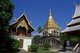 Thailand: Ho trai (library), chedi and viharn, Wat Chiang Man, Chiang Mai